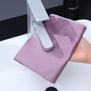 Paquete de 10 Toallas de Pulido Multiusos, Paño de Limpieza de Microfibra con Diseño de Escamas de Pescado, Fácil de Limpiar, para Espejos, Platos de Cocina - Product Image 4