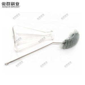 Spazzola per la pulizia del tubo portatile più sottile della bottiglia di acqua spazzola per Decanter del vino spazzola per bottiglie di filo metallico - Product Image 5