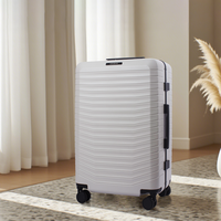Nouveau style d'affaires de luxe Valise à roulettes Bagages de voyage Valise de cabine en PC Ensemble de bagages de cabine élégant et tendance