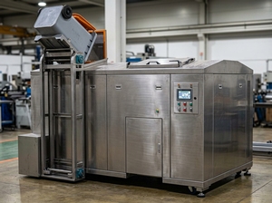 Système de digestion des déchets alimentaires électrique automatique industriel, composteur intelligent écologique en acier inoxydable haute capacité - Product Image 3