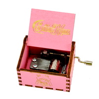 Caja de Música Personalizada con Diseño de El Señor de los Anillos Cortada a Láser con Manivela, Buen Sonido, Mini Artesanía para Decoración del Hogar