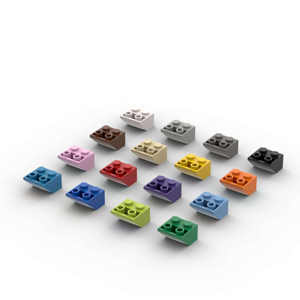 Bloques de Construcción Creativos 3660, Inclinación Invertida de 45 Grados, 2x2 con Tubo de Fondo Redondo Sólido, en Múltiples Colores para Proyectos de Bricolaje - Product Image 1