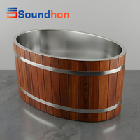 Soundhon Professional Home Spa Recovery Pod, Meilleur refroidisseur haute performance, Baignoire de plongeon froid pour thérapie aquatique extérieure