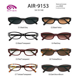 Sifier moda stil UV400 gri lensler ile özel logolu güneş gözlükleri Retro siyah asetat çerçeve erkekler ve kadınlar için yüksek kalite - Product Image 6