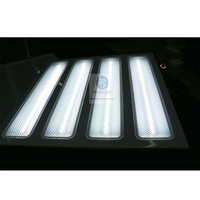 Panneau lumineux rétroéclairé 2x2 à LED 36W 3500K, 17 ans+ d'expérience, haute luminosité, anti-éblouissement, diffuseur prismatique en PS, corps en aluminium, IP44, pour la maison et le bureau