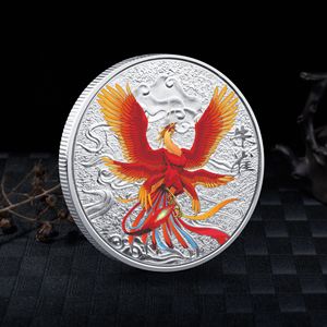 Tiền Kỷ Niệm Của Bốn Con Thú Lớn Của Trung Quốc 1Oz Đồng Xu Đôi Huy Hiệu Kim Loại 3d - Product Image 3