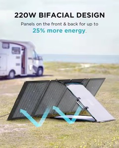 Pour <span class=keywords><strong>DELTA</strong></span> Max2000 220W Station Portable panneau solaire générateur voiture Lithium Ion batterie MPPT contrôleur onde sinusoïdale Pure - Product Image 6