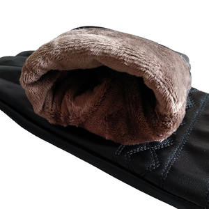 Guanti Termici Antivento da Uomo, Caldi per l'Inverno, Antiscivolo, in Pelle PU per Ciclismo - Product Image 5