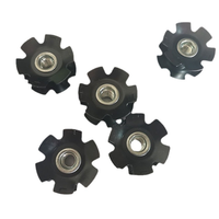 Écrou étoile de 28,6 mm pour potence de vélo, écrou étoile pour tube de direction de VTT, pièces de rechange pour potence de fourche de vélo