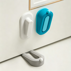 Fermaporta in Silicone a Forma di Ciambella, Antiscivolo e Antiurto, per Protezione Porte di Camera da Letto, Bagno e Cucina - Product Image 1