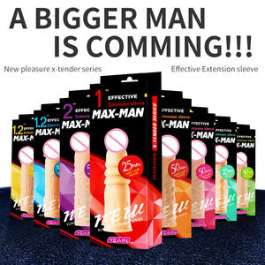 Funda de Silicona Líquida para Pene, de Alta Calidad, para Hombre, con Efecto de Agrandamiento, Super Simulación, Reduce la Sensibilidad, Varios Tamaños, Suave - Product Image 6