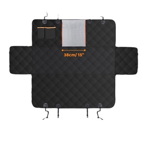 Tapis de voiture pour chien imperméable, antidérapant, résistant à l'usure, anti-salissures, ventilé, amovible, pour l'arrière de la voiture - Product Image 1