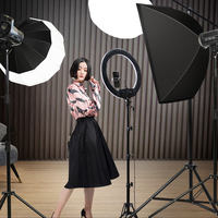 Kit d'éclairage LED vidéo de studio dimmable pour appareil photo, lumière LED continue 100W, CB-VL100