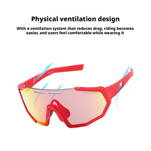 Children's Polarized Cycling <b>Sunglasses</b>-Lightweight TR90 Frame Full Rim Design Windproof UV Protection <b>for</b> Outdoor Climbing - Product Image 4