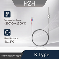 Sonde de température industrielle personnalisable de type K avec thermocouple blindé pour la surveillance de la température