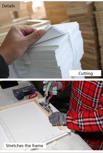 Byb Acrylic sơn dầu Giá thấp nhất 100% tinh khiết bông vải nhỏ trước khi in vải - Product Image 6