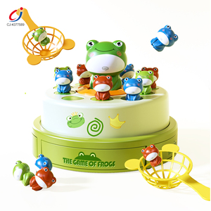 Juguete de Rana Verde de Plástico Chengji, Juego de Mesa Educativo Creativo de Coordinación Mano-Ojo para Niños - Product Image 1