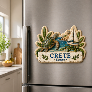 Vente en gros uniquement : Aimant de réfrigérateur promotionnel en résine, design moderne et écologique, avec logo personnalisé de pays, souvenir de Crète pour <span class=keywords><strong>voyage</strong></span> - Product Image 3