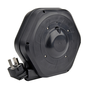 Enrouleur de câble rétractable noir haute puissance avec enroulement automatique pour chargeur de VE et utilisation domestique - Product Image 1