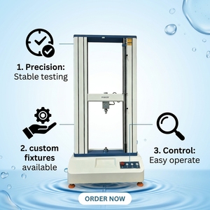 Machine d'essai de traction électronique universelle à double colonne de haute précision pour la traction et l'allongement, conforme aux normes ASTM D882 et GB/T1040 - Product Image 1
