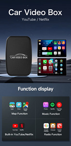 Boîtier TV AI de Conduite Intelligente Multimédia <span class=keywords><strong>Tbox</strong></span> 16 Go, Adaptateur CarPlay sans Fil Android Auto pour YouTube Netflix en Voiture - Product Image 2