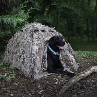 Camo léger étanche extérieur chasse chien aveugle tente portes magnétiques pour canard oie chasse mise en page chasse aveugle