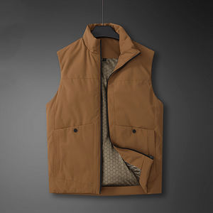 <span class=keywords><strong>Chaleco</strong></span> de Invierno para <span class=keywords><strong>Hombre</strong></span> PASUXI, Prenda Exterior con <span class=keywords><strong>Cuello</strong></span> Alto, Chaqueta <span class=keywords><strong>Sin</strong></span> Mangas Acolchada con Diseño de Parches, para Ropa Casual de Calle - Product Image 5