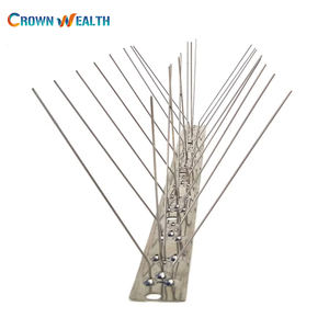 Dissuasion des oiseaux 201 304 316 SS Base en métal en acier inoxydable et pointes Anti petits oiseaux Pigeons pointes - Product Image 1