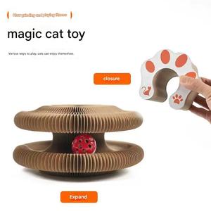 OEM Custom Logo Eco-Friendly Paper Multi-Shape <b>Cat</b> Scratch Board Nest Wear-Resistant Scratcher Toy Claw Grinding Board <b>Box</b> - Product Image 5