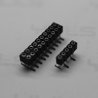 Conector Tipo SMT Espaciado 2,0mm Altura 2,8mm Posiciones 02P-40P Conector de cabezal de PIN redondo hembra para placa PCB