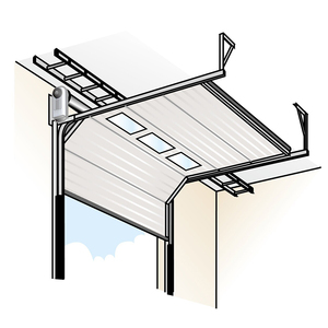 <span class=keywords><strong>Porte</strong></span> <span class=keywords><strong>Sectionnelle</strong></span> Industrielle Automatique avec Panneaux Résistants au Vent pour Atelier, <span class=keywords><strong>Garage</strong></span> et Entrepôt Frigorifique - Product Image 1