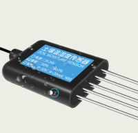 Capteur de sol 7-en-1 RS485, température, humidité, conductivité, azote, phosphore, potassium, pH, testeur de fertilité du sol FDR 12-24V