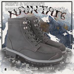 Nouvelles bottes d'automne unisexes imperméables respirantes en caoutchouc TPR à enfiler pour la randonnée et la neige - Product Image 2