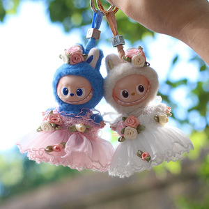 Bubu Doll Outfit Fourth Generation 10cm Bride Gown With Roses For <b>Mini</b> Doll Accessories - Product Image 3