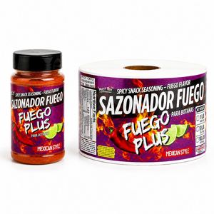 Étiquettes alimentaires personnalisées, autocollants pour épices et assaisonnements, étiquettes en rouleau pour bocaux, bouteilles, sachets, contenants, emballages - Product Image 4
