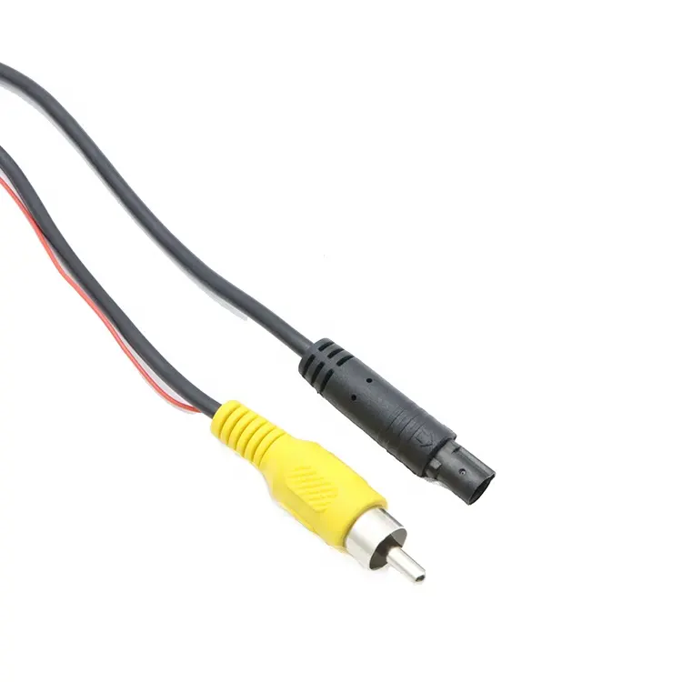 Cable de extensión para cámara de marcha atrás, accesorio Mini Din a Rca de 5 pines, de cobre, resistente al agua, macho de 6 pines