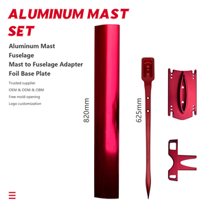 เสาฟอยล์อลูมิเนียม JFS-Axis 82Al ขนาด 19 มม. ยาว 90 ซม. แข็งแรง/ทนทาน พร้อมโลโก้ OEM สำหรับ SUP, Winging, Wake, Downwind, ใช้ได้ในทะเลสาบ แม่น้ำ และมหาสมุทร สำหรับการปั๊มฟอยล์ - Product Image 2