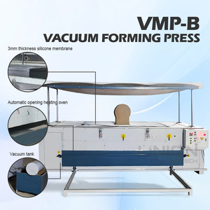 Machine <span class=keywords><strong>de</strong></span> thermoformage automatique sous vide avec <span class=keywords><strong>pompe</strong></span> et membrane en silicone pour la fabrication <span class=keywords><strong>de</strong></span> vasques en Corian, surfaces solides, PVC et bois - Product Image 1