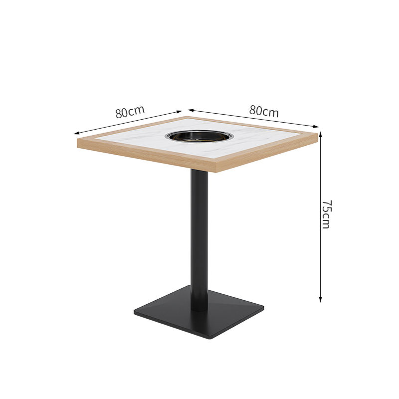 Table carrée (80*80*75cm)