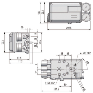Tissin TS700อลูมิเนียม IP68/IP69K ATEX ได้รับการรับรอง0.25% FS สูง - Product Image 6