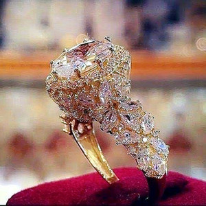 Anello di Fidanzamento da Donna F1780 con Zirconia Cubica, Pietra Rotonda con Montatura a Griffe, Gioiello di Moda Creato in Laboratorio - Product Image 6