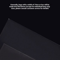 Sac d'emballage OPP recyclable auto-adhésif double couche 7,5*15cm pour bijoux, bagues, montres, lunettes, cadeau personnalisé