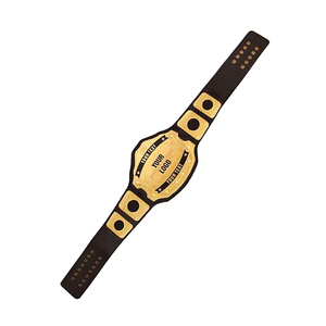 Cinturón de Campeonato de Piel con Diseño Personalizado, Material Duradero, Precio Razonable, MOQ Bajo, para Entrenamiento de Boxeo - Product Image 4