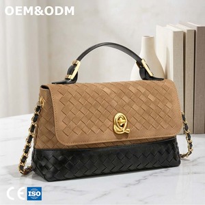 3397 J desain populer minimalis harian kulit PU tas selempang besar mode poliester tas tangan gaya kasual hadiah untuk wanita - Product Image 1