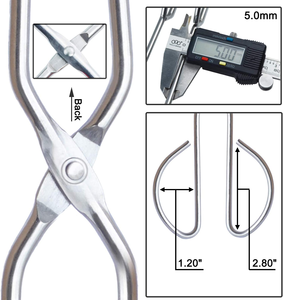 <span class=keywords><strong>Pinzas</strong></span> para Alimentos de Acero Inoxidable, <span class=keywords><strong>Pinzas</strong></span> Metálicas de Cocina - Product Image 3