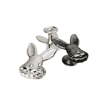 Tiradores y pomos de zinc para gabinetes y cajones, diseño de conejo, para muebles modernos de cocina y dormitorio para bebés - Product Image 5