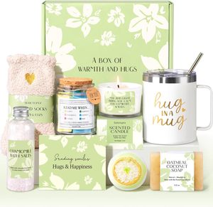 KAMI Cestas de Regalo de Cuidado Personal para Mujeres, 8 Piezas, Regalos Cristianos de Cumpleaños para Mujeres - Product Image 1