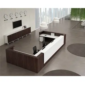 Formato Standard di visualizzazione cabinet in hotel ufficio reception moderno MDF / MFC