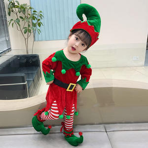 <span class=keywords><strong>Disfraz</strong></span> de Princesa Elfa Verde para Niña, <span class=keywords><strong>Disfraz</strong></span> Navideño para Bebé, para Sesión de Fotos Temática para Niños - Product Image 4