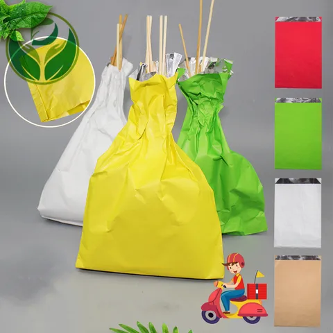 Bolsas de hamburguesa de aluminio al por mayor asequibles Bolsas de papel forradas de papel de aluminio